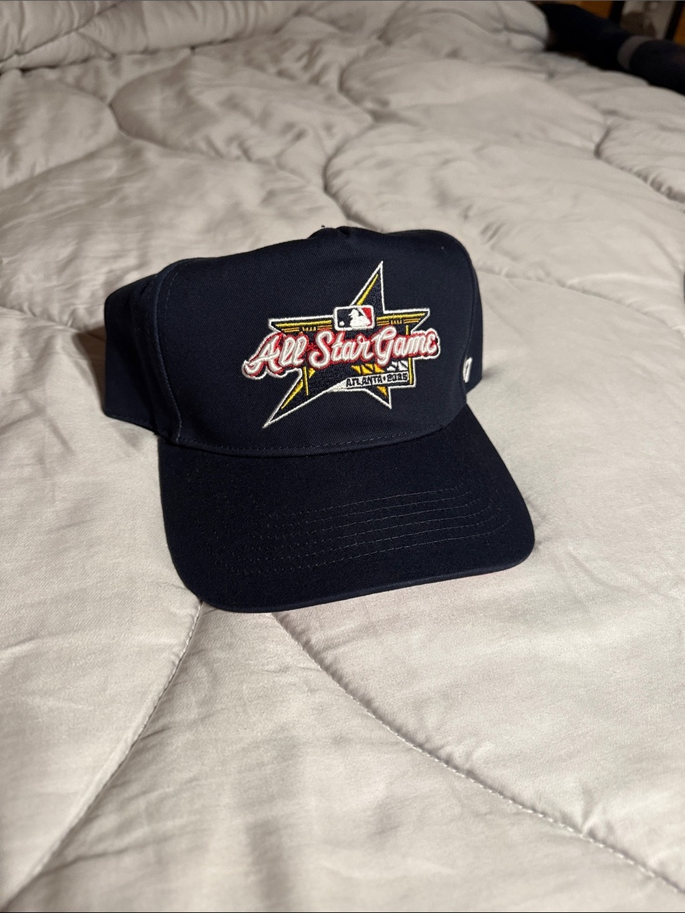 MLB Navy All-Star Game Embroidered Snapback Hat